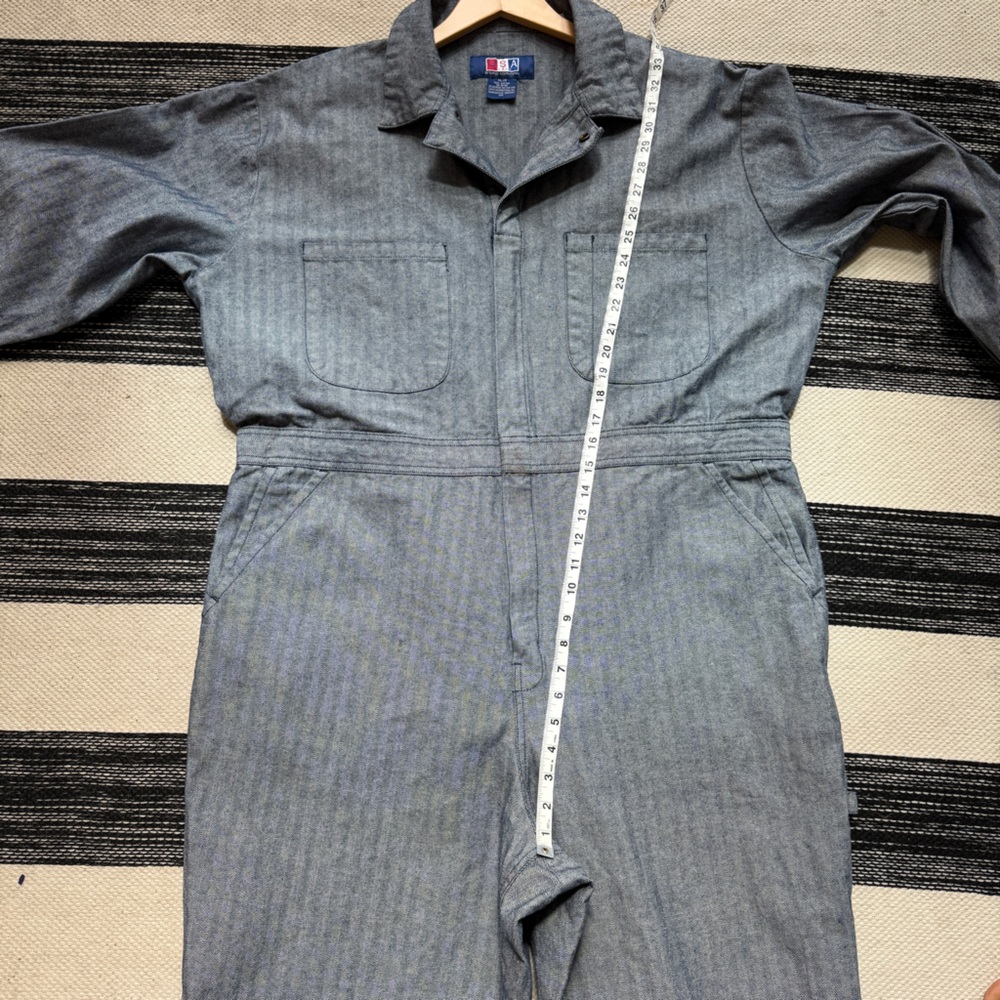 USA Work Womens Long Jumpsuit in dark gray Size XL - Picture 11 of 15